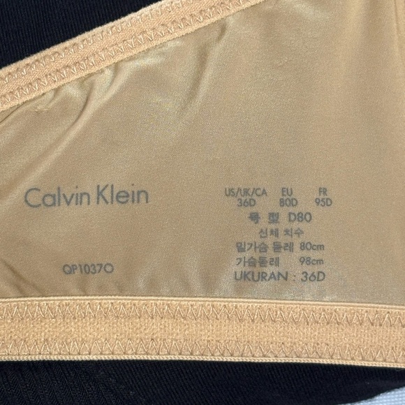 Calvin Klein Essentials T-Shirt Bra 36D #QP10370 - Picture 7 of 8